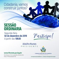 CONVITE PARA SESSÃO ORDINÁRIA