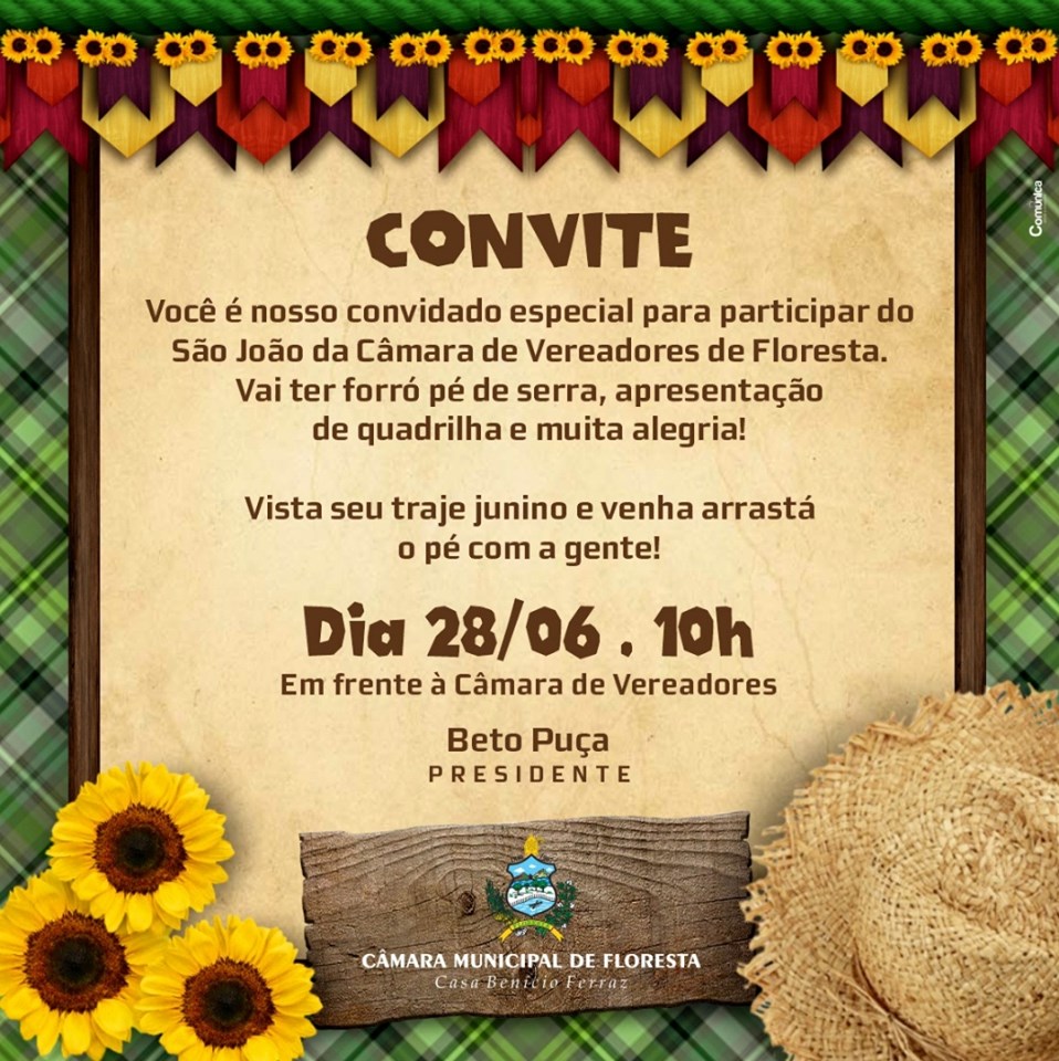 CONVITE - São João da Câmara de Vereadores
