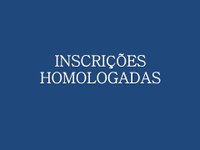 INSCRIÇÕES HOMOLOGADAS E CONCORRÊNCIA